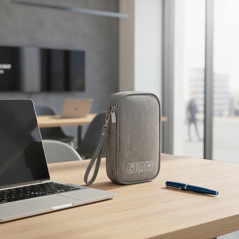 Electronics Gadgets Bag - Double Layer Cable Storage Bag for