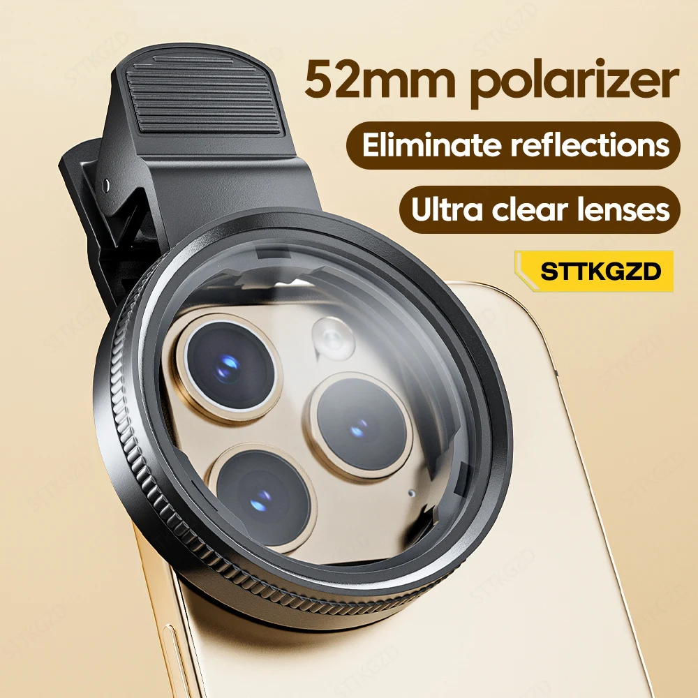 Mobile Electronics Gadgets - New 52mm CPL Mobile Phone Lens