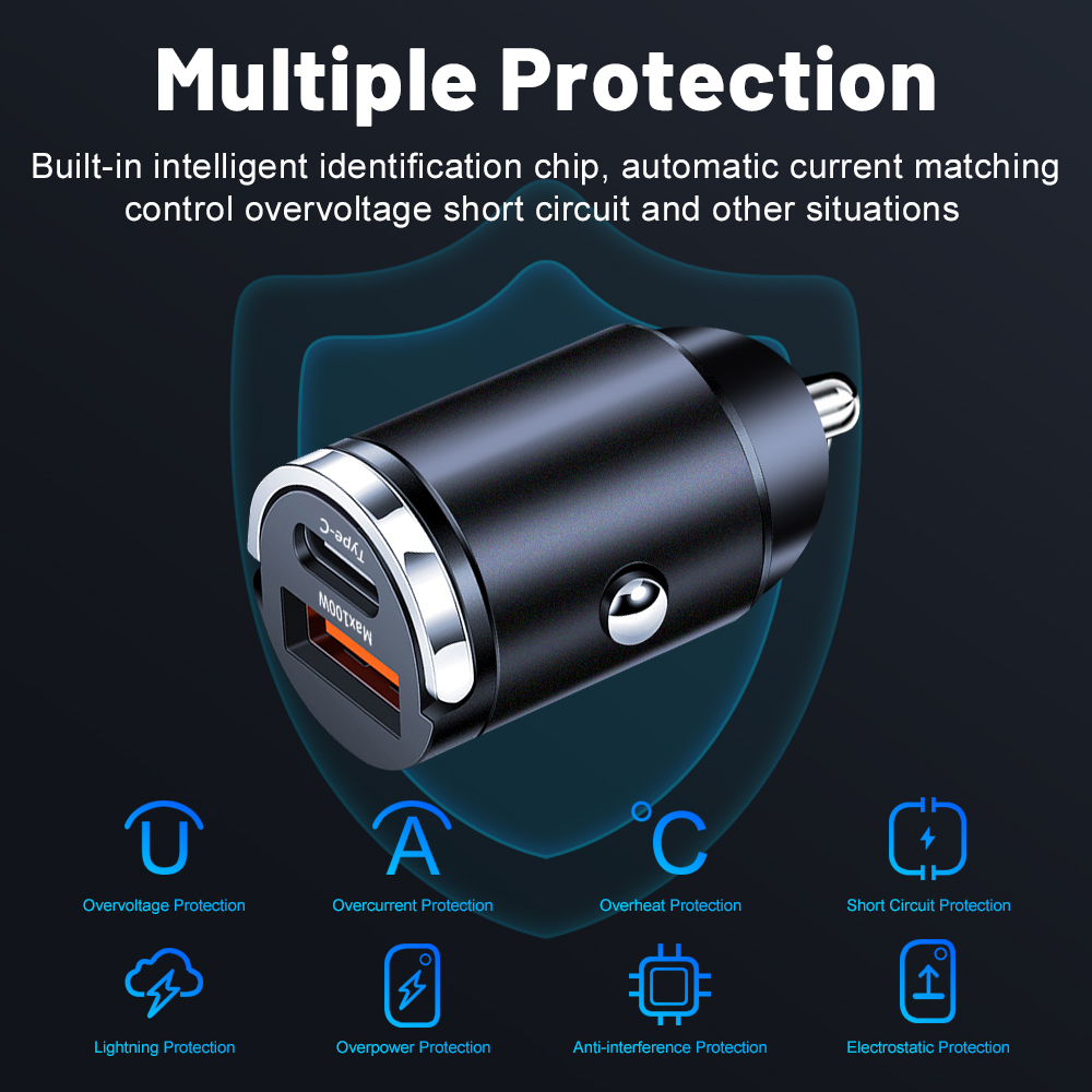 Mini 100W PD QC Pull Ring Fast - Mini Electronics Gadgets recension och pris