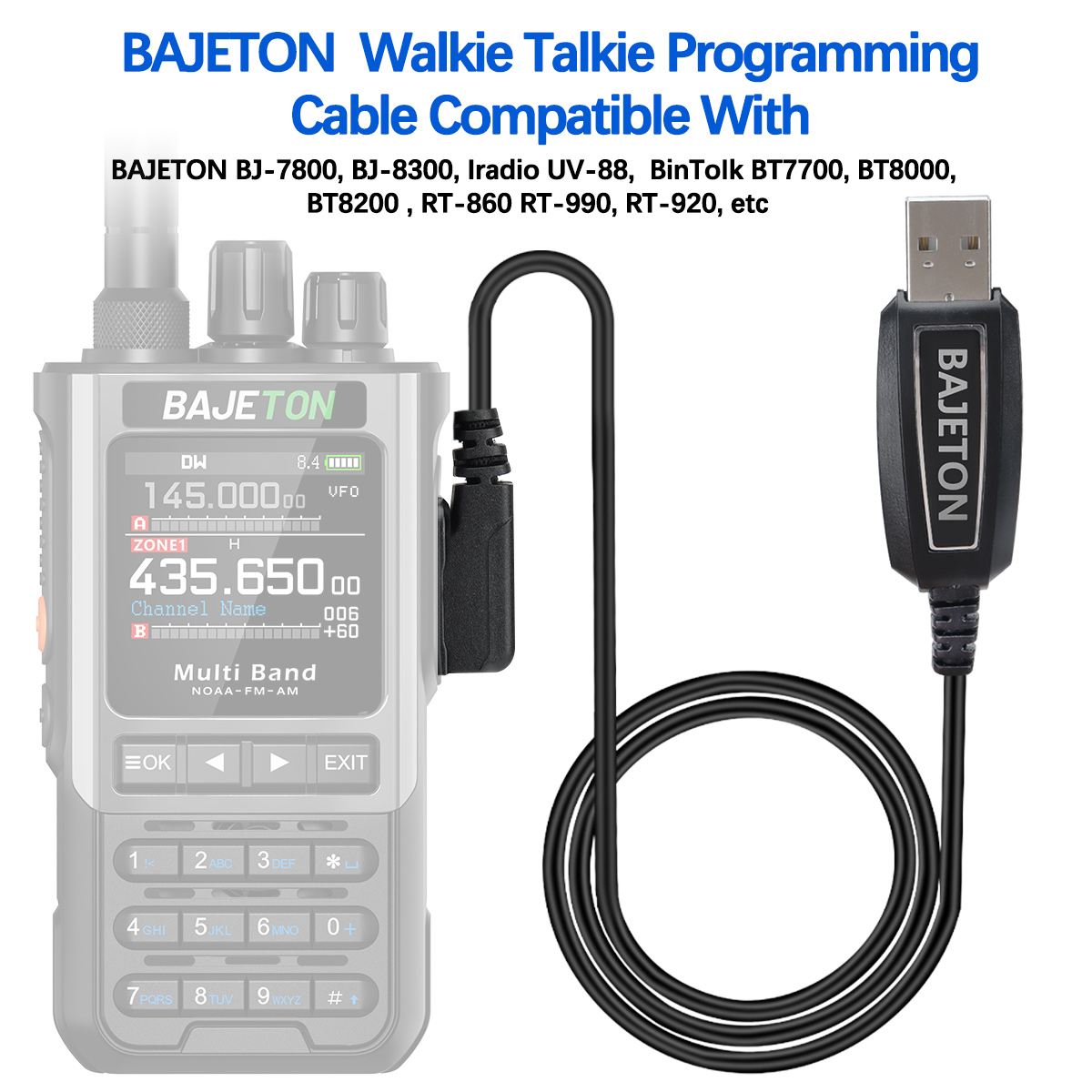 BAJETON Walkie Talkie USB Prog - Mini Electronics Gadgets recension och pris