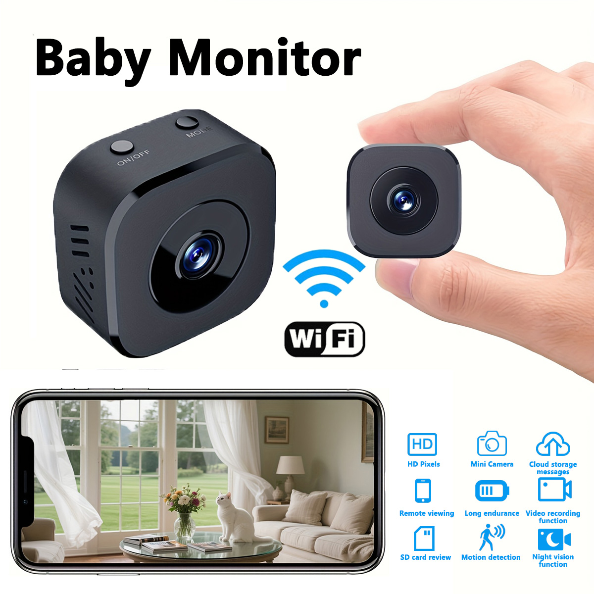 1080P HD Mini WiFi Camera Indo - Mini Electronics Gadgets recension och pris