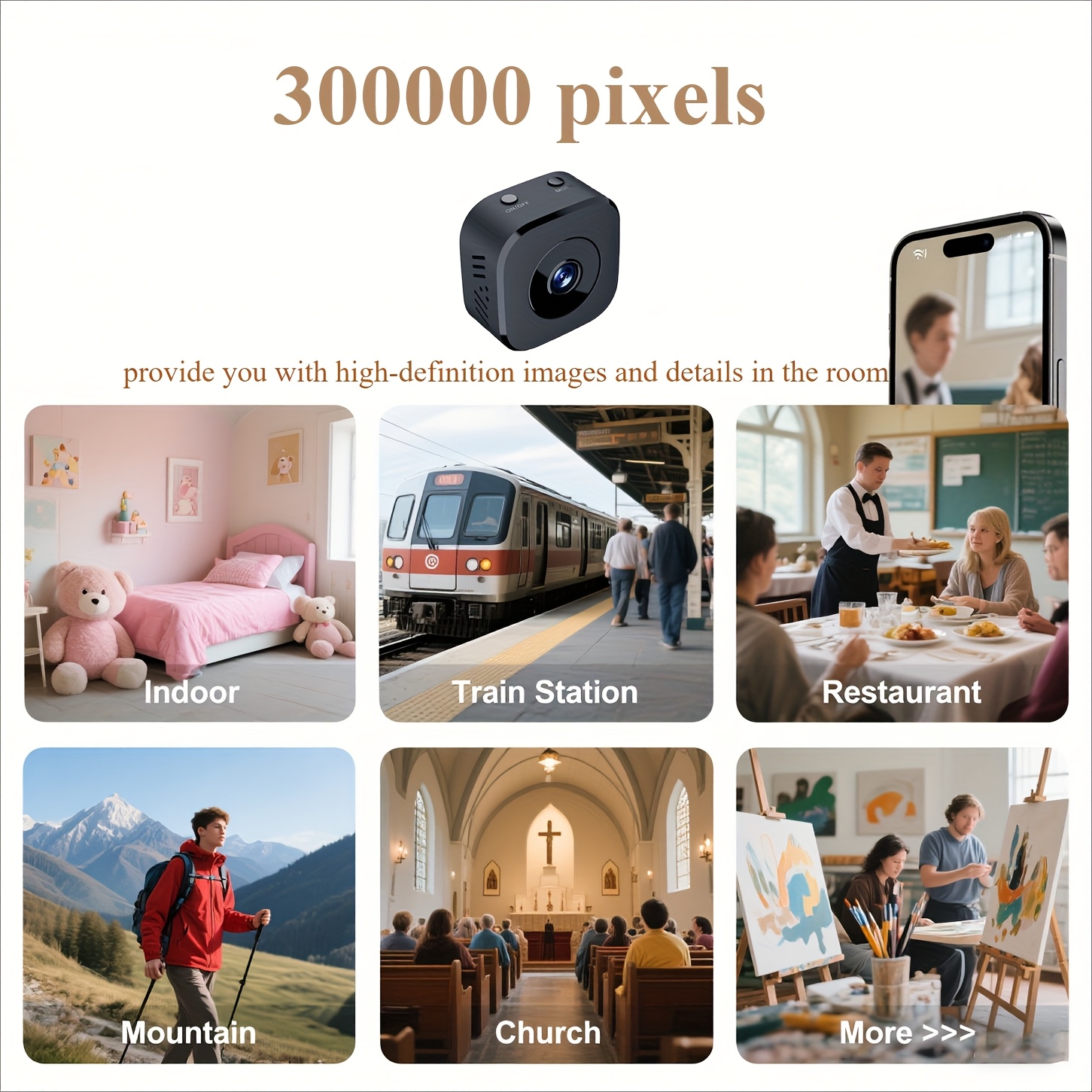 1080P HD Mini WiFi Camera Indo - Mini Electronics Gadgets recension och pris