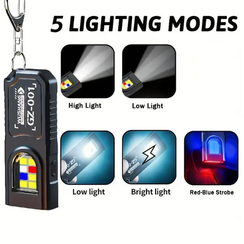 Multifunctional Keychain Flash - Mini Electronics Gadgets recension och pris