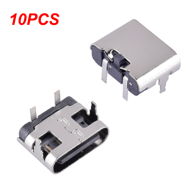 10Pcs 2 Pin USB 3.1 Type-C Fem - Mini Electronics Gadgets recension och pris