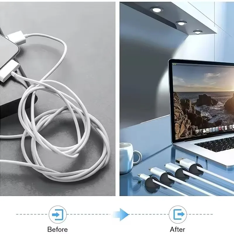 5/50Pcs Mini Cable Organizer S - Mini Electronics Gadgets recension och pris