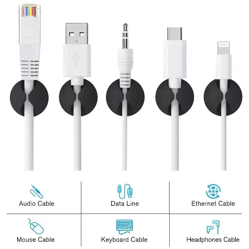 5/50Pcs Mini Cable Organizer S - Mini Electronics Gadgets recension och pris