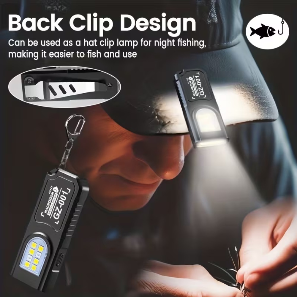 Mini COB LED Keychain Flashlig - Mini Electronics Gadgets recension och pris