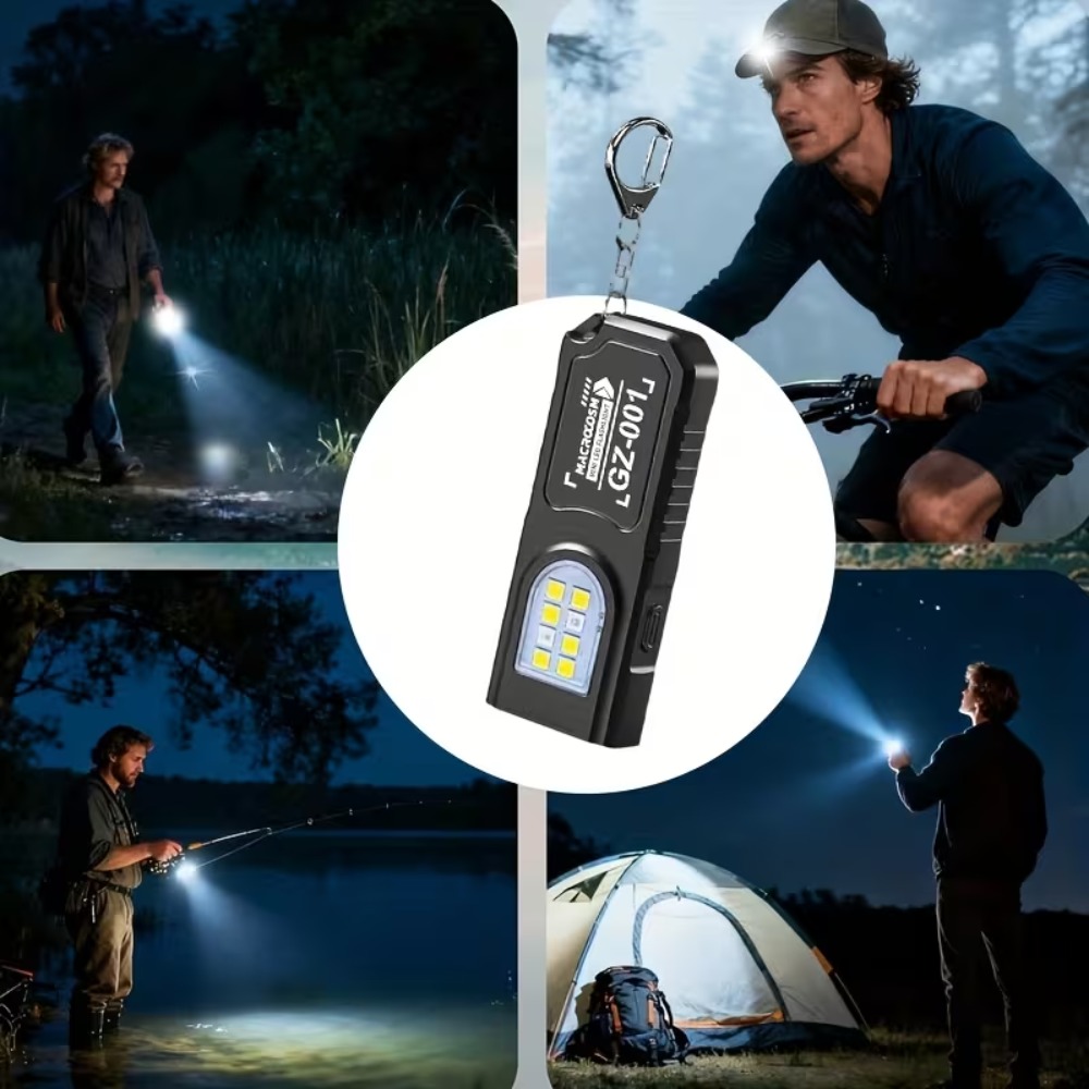 Mini COB LED Keychain Flashlig - Mini Electronics Gadgets recension och pris